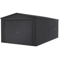 Wasabi - Metallic-Garage 19,52m2 - 338x576x243cm - Breites Rolltor - Autounterstand im Außenbereich von WASABI