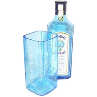 Blumenvase Aus Bombay Saphir Gin Flasche Blumenvase Aus Bombay Saphir Gin Flasche von WASABOTTLE