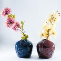 Blumenvase Aus Bombay Saphir Gin Flasche von WASABOTTLE