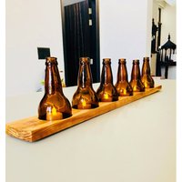 Hochzeitsdekor | Umfunktionierte Bierflasche Teelichthalter Set Ideen Für Eine Hochzeit Auf Einem Weingut von WASABOTTLE