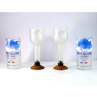 Recycelt Grey Goose Glas Flasche bierglas/Cocktail Glas von WASABOTTLE
