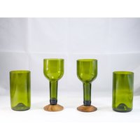 Wine Glasses Und Tumblers Aus Einer Weinflasche Wine Glasses Und Tumblers Aus Einer Weinflasche von WASABOTTLE