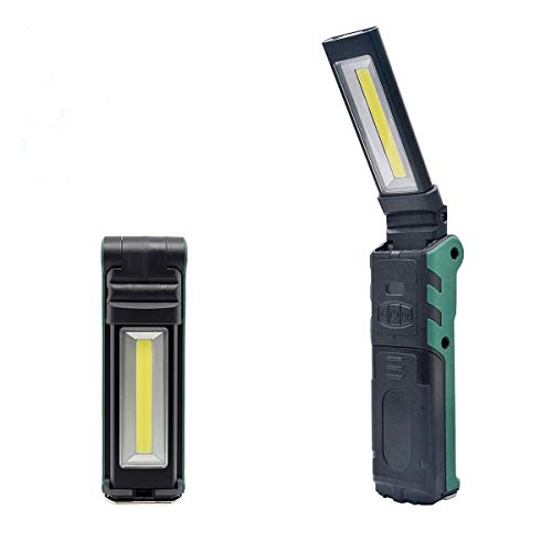 WASAGA COB LED-Arbeitslicht, USB-wiederaufladbare Prüflampe Tragbar Faltbar 270 Grad Drehbar mit Magnet und Haken für Innen- oder Außenaktivitäten WASAGA COB LED-Arbeitslicht, USB-wiederaufladbare Prüflampe Tragbar Faltbar 270 Grad Drehbar mit Magnet und Haken für Innen- oder Außenaktivitäten von WASAGA