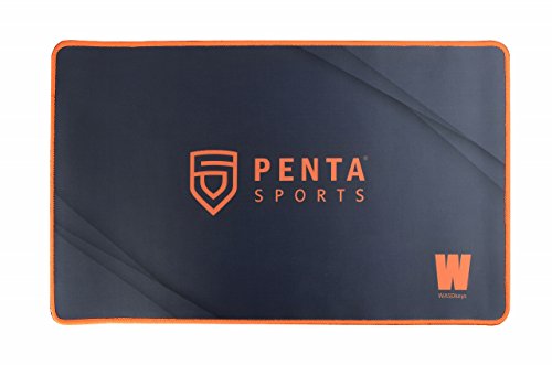 WASDkeys P200 Gaming Mauspad Pro Mousepad Mouse Mat - Stoff - Gummierte, Rutschfeste Unterseite - Hochwertiges Material - 500 x 300 x 3mm - Schwarz von Plastoy