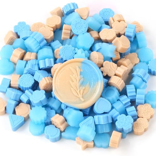 WASOHLING Mehrfarbige Wachssiegelperlen, Premium-Siegelwachsperlen für Stempelsiegel, verschiedene Formen, Wachspellets für Wachssiegel-Set, Hochzeitseinladungen, Geburtstagskarten, Umschläge WASOHLING Mehrfarbige Wachssiegelperlen, Premium-Siegelwachsperlen für Stempelsiegel, verschiedene Formen, Wachspellets für Wachssiegel-Set, Hochzeitseinladungen, Geburtstagskarten, Umschläge von WASOHLING