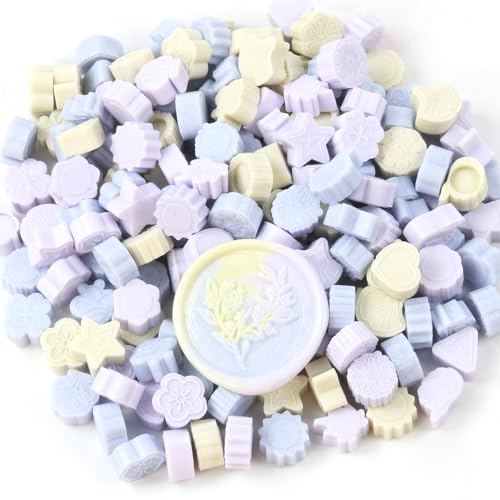 WASOHLING Mehrfarbige Wachssiegelperlen, Premium-Siegelwachsperlen für Stempelsiegel, verschiedene Formen, Wachspellets für Wachssiegel-Set, Hochzeitseinladungen, Geburtstagskarten, Umschläge WASOHLING Mehrfarbige Wachssiegelperlen, Premium-Siegelwachsperlen für Stempelsiegel, verschiedene Formen, Wachspellets für Wachssiegel-Set, Hochzeitseinladungen, Geburtstagskarten, Umschläge von WASOHLING