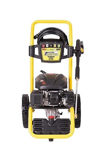 ✦ Benzin-Hochdruckreiniger ✦ Angetrieben von Peggas Benzinmotor angetrieben Hochdruck-Sprühgerät W3200VA ✦ Premium Power Auto & Terrasse Reiniger von WASPPER