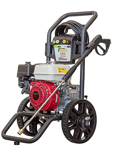 ✦ Benzin-Hochdruckreiniger ✦ angetrieben durch Honda GX 200–3200 PSI 196 cc Benzinmotorbetriebener Hochdruck-Sprühgerät W3200HA ✦ Premium Power Auto- und Terrassenreiniger von WASPPER