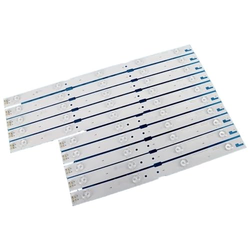 WASQUBKS 10 stücke Led-hintergrundbeleuchtung Streifen Kompatibel for Samsung GRUNDIG 43VLE6629 43VLE6524 43GFB6627 2015ARC430_3228 LM41-00174A 00173A IC-B-HWCR43D641R von WASQUBKS