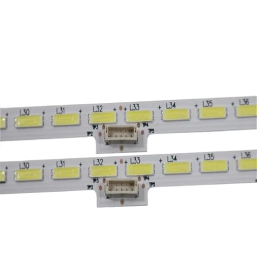 WASQUBKS LED-Hintergrundbeleuchtungsstreifen (2) Kompatibel mit Sony Sharp KD-55X8505C 55X8507C 55X8500C XBR-55X850C 75.P3C08G001 15A09N SYV5541 YLS_HAN55_7020 HRN55 von WASQUBKS