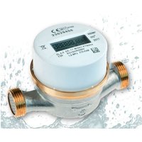 Wasser Gerate - Elektronischer Wohnungswasserzähler Qn 1,5 - 1/2 x 110 mm - Kalt Eichung 2024 von WASSER GERATE