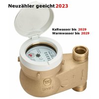 Hauswasserzähler senkrecht, 3/4' warm, 105mm, Qn 2,5 Hauswasserzähler senkrecht, 3/4' warm, 105mm, Qn 2,5 von WASSER GERATE