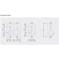 Wasser Gerate - Montageblock wg-tec 3000 Koaxial einzeln für Unterputz Wasserzähler von WASSER GERATE
