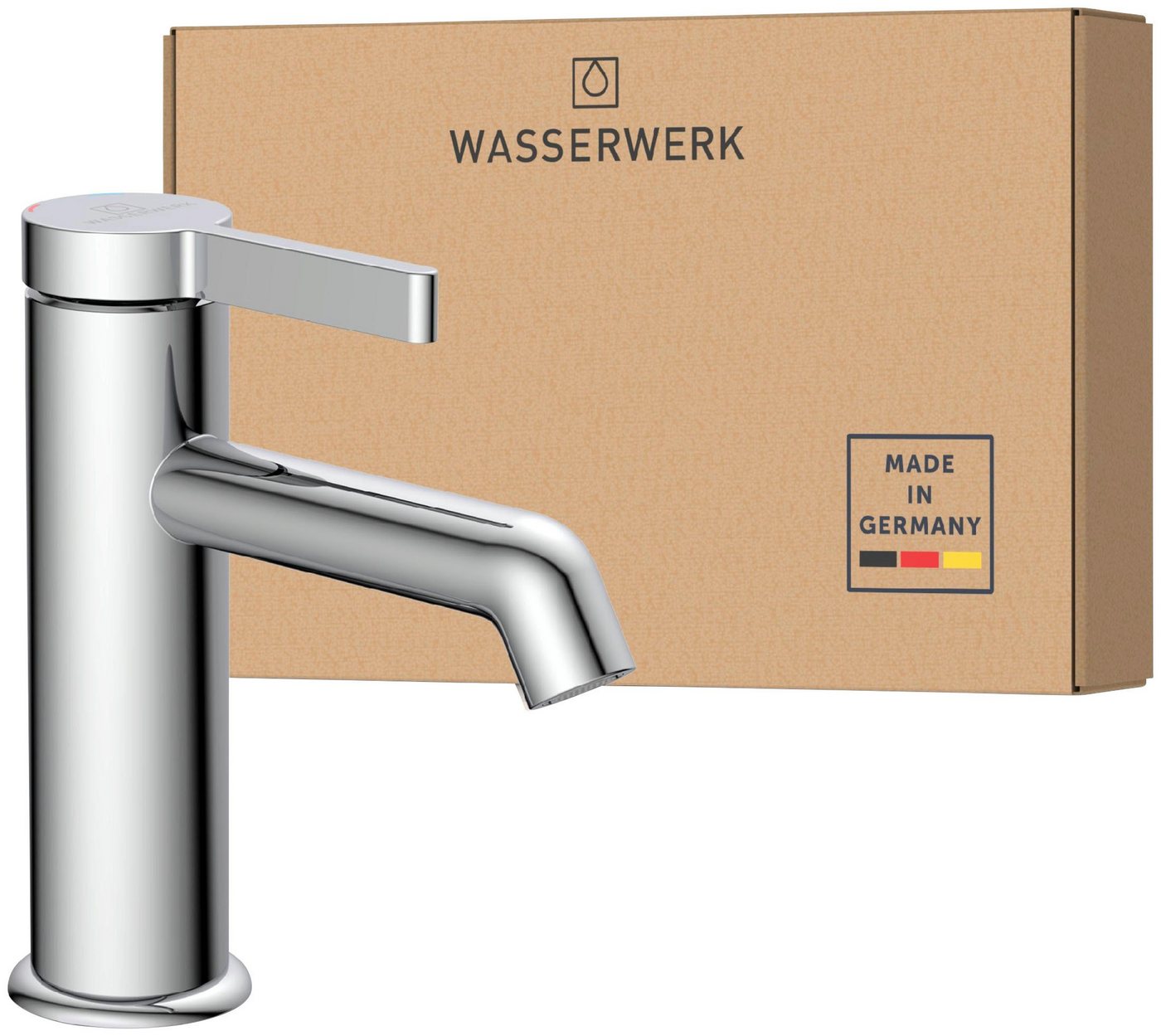 WASSERWERK Waschtischarmatur WT 11 inkl. Popup, wassersparend von WASSERWERK