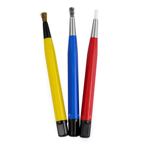 3Pcs Fiberglas Scratch Pinsel Stift Schmuck Uhr Münze Reinigung Elektronische Anwendung Entfernen Von Münze Reinigung von WASTEBIN