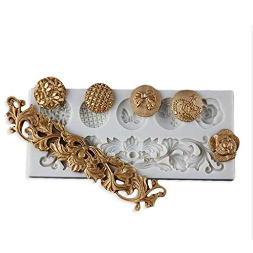 Keksausstecher Fondant Kuchenform Lebensmittelechtes Silikon Weihnachtsformen Vintage Prägemuster Langlebig Keksausstecher Fondant Kuchenform Lebensmittelechtes Silikon Weihnachtsformen Vintage Prägemuster Langlebig von WASTEBIN