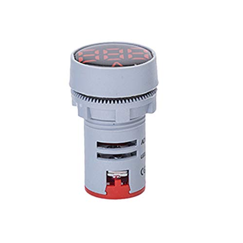 Langlebiges Digitales Panel Licht Voltmeter 24–500 V Rundes Voltmeter 22 Mm Elektrische Kontrollleuchte Anzeigelampe Voltmeter von WASTEBIN