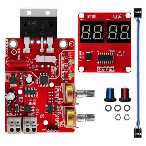 Spots Schweißer Control Board 100A/40A Digital Display Spots Schweißen Zeit Strom Controller Panel Timing Controller Board von WASTEBIN