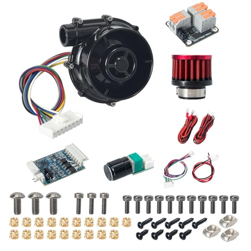 WASTEBIN 24V Bürstenloses Zentrifugalluftgebläse WS7040 Gebläseventilator 6 5kpa Gebläseset Controller Adapter Luftfilter von WASTEBIN