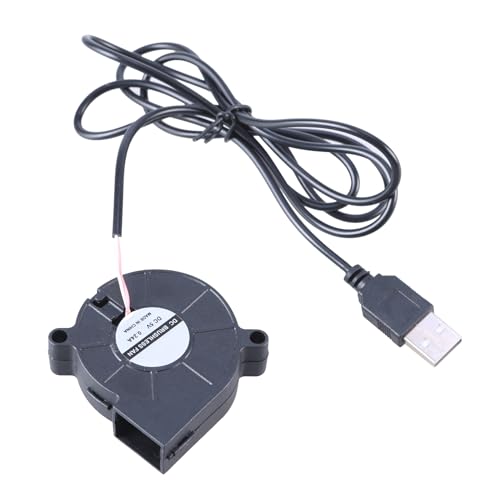 WASTEBIN 50 Mm Bürstenloser USB Lüfter DC5V Radiallüfter USB Gebläse Bürstenloser DC5V Lüfter Für Verbesserte Computerkühlung von WASTEBIN