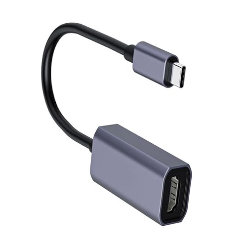 WASTEBIN Aluminium Videoadapter Vom Typ C Auf 4K 3840 X 2160P Für Die Mühelose Anzeige Großer Bildschirme Auf Fernsehern Und Projektoren von WASTEBIN