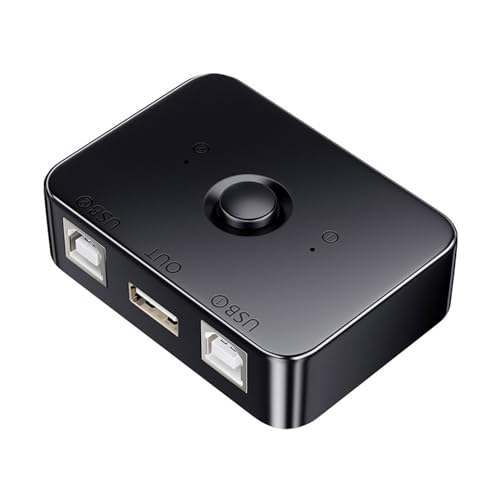 WASTEBIN Drucker Sharer USB2.0 USB Power USB Sharing USB Sharing Adapter Computer von WASTEBIN