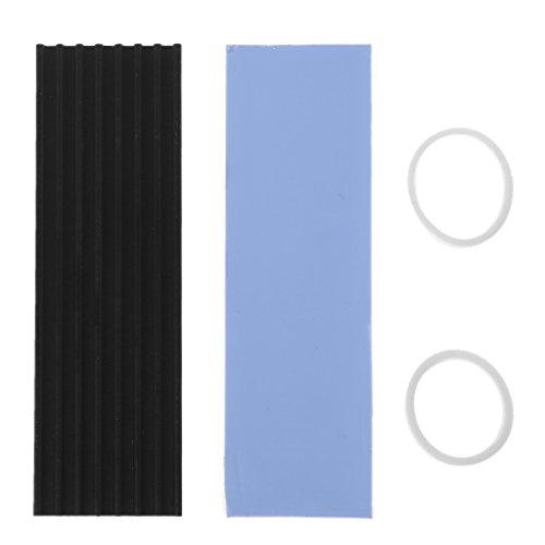 WASTEBIN Für M.2 Festplatte Kühlkörper Dünne Reine Aluminium Kühler Kühler Für NVME N80-2280 PCIE SSD 70x21x3m WASTEBIN Für M.2 Festplatte Kühlkörper Dünne Reine Aluminium Kühler Kühler Für NVME N80-2280 PCIE SSD 70x21x3m von WASTEBIN
