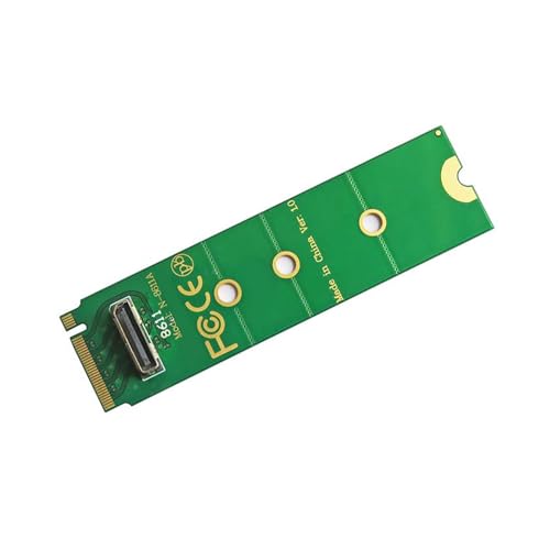 WASTEBIN M.2 NVMe SFF8611 SFF-8611 NVMe M.2 NGFF Adapterkarte NVMe M.2 von WASTEBIN