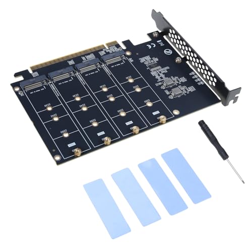 WASTEBIN PCIe X16-Erweiterungskartenadapteranschluss 4xNVMe 2280 Für Schnelle Datenverarbeitung Und Stabile Leistung WASTEBIN PCIe X16-Erweiterungskartenadapteranschluss 4xNVMe 2280 Für Schnelle Datenverarbeitung Und Stabile Leistung von WASTEBIN