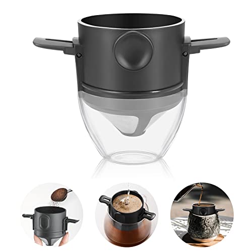Kaffeefilter Kaffeefilterhalter Dauerfilter Kaffee Filterkaffee Filter Kaffefilter Edelstahl Wiederverwendbar Rund Größe 2-4 von WASYPLSFOI