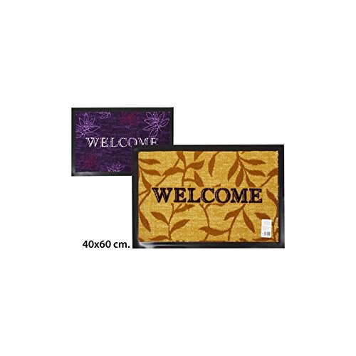 WAT - Bedruckte Fußmatte mit PVC-Unterseite, Verschiedene Modelle, 40 x 60 cm. von WAT