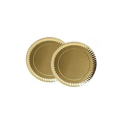 Wat - runde goldene Teller 25 cm, 2 Stück von WAT