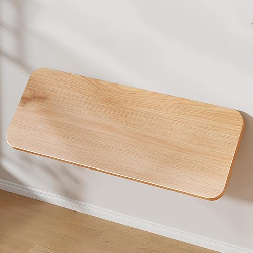 Wandmontierter Klappschreibtisch, Platzsparender Klapptisch Mit Ständer, Küchentisch Esstisch Wäscheklapptisch Wandschreibtisch(100x20cm/39.4"x7.9") von WATAOW