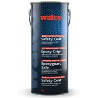 Epoxyguard Safe Beste Formel, zweikomponentige Epoxidharz Bodenbeschichtung, Schwarz RAL9005 - Schwarz - Watco von WATCO