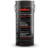 Lebensmitteltaugliche Bodenbeschichtung, zweikomponentige Polyaspsartikharz Beschichtung, Grau 2,5L - grau - Watco von WATCO