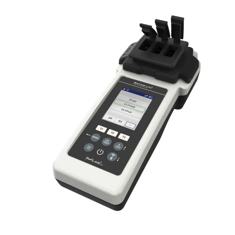 WATER-I.D. Photometer PoolLab 2,0 Set 24 Parameter Wasseranalyse App Pooltester von WATER-I.D.