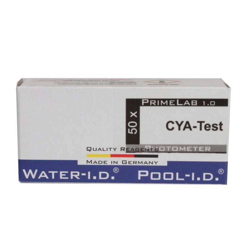 WATER-I.D. PoolLab Testtabletten 50Stück CYA Cyanursäure Photometer Pooltester von WATER-I.D.
