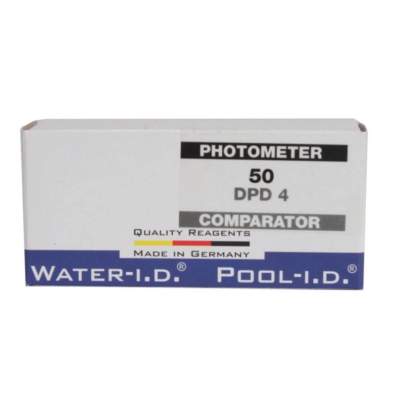 WATER-I.D. PoolLab Testtabletten 50Stück Sauerstoff DPD4 Photometer Pooltester von WATER-I.D.