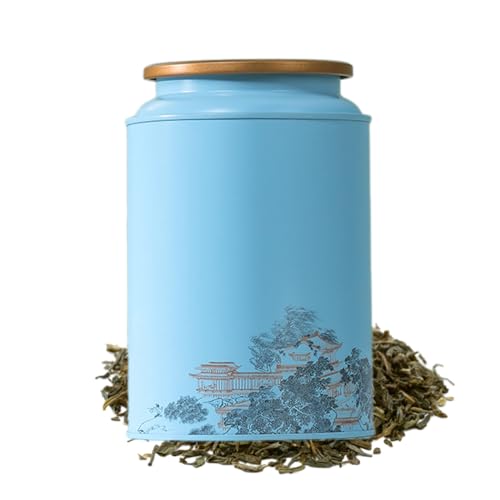 Tragbare Runde Verpackungsbox Leere Blechdose Vintage Weißblech Behälter Siegelglas Küche Teedose von WATERBELINE