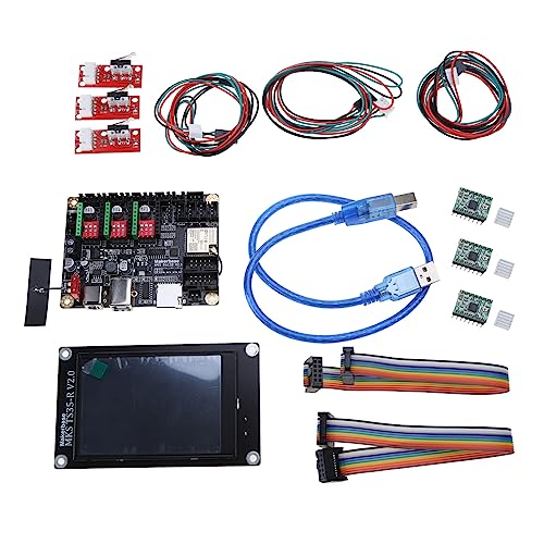 WATERBELINE 3D Drucker Motherboard DLC32 V2.1 Offline Steuerung 32-Bit ESP32-WLAN Graviermaschinen Kit Controller CNC3018 DLC32 V2.1 32-Bit GRBL Offline WLAN Controller TS35-R LCD CNC3018 Kit von WATERBELINE