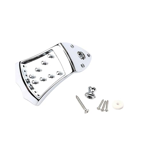 WATERBELINE Mandoline Saitenhalter Ersatzteil für 8 Saiten Mandoline Gitarre Saitenhalter Musikinstrument Teil mit Schrauben von WATERBELINE