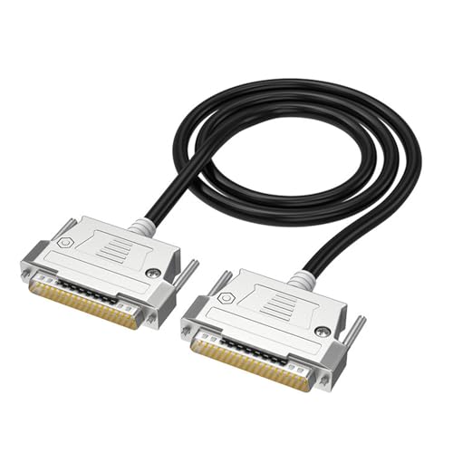 WATERBELINE Verlängerungskabel, DB37-Kabel, DB37-Stecker auf Stecker, 37-poliges Kabel, geschirmtes Kabel für sichere Datenübertragung von WATERBELINE