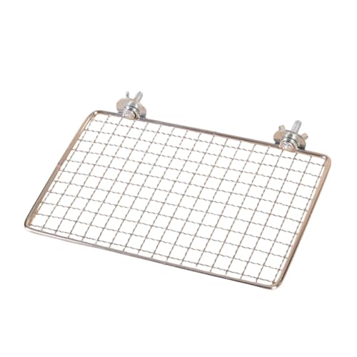 WATERBELINE Vogelkäfig Papageien Ruheplattform Edelstahl Net Bird Barch Stand Shelf Zur Verbesserung des Komforts Und Der Luftzirkulation WATERBELINE Vogelkäfig Papageien Ruheplattform Edelstahl Net Bird Barch Stand Shelf Zur Verbesserung des Komforts Und Der Luftzirkulation von WATERBELINE