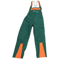 Kwf fpa Forst Schnittschutz-Latzhose en 381 Class1 grün-orange Forstkleidung von WATEX