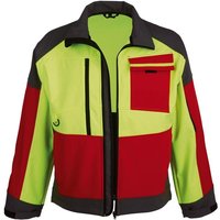 Watex - Forst-Softshell-Jacke Forest Jack Red Gr. s leuchtgelb-rot grau von WATEX