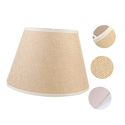 WATIIFUFU 1 Stück Lampenschirm Leinen Beige Handgefertigt Dekorativer Lampenschirm für Schlafzimmer und Wohnzimmer Schützt Ihre Decken und Tischlampe Warmes Diffuses Licht WATIIFUFU 1 Stück Lampenschirm Leinen Beige Handgefertigt Dekorativer Lampenschirm für Schlafzimmer und Wohnzimmer Schützt Ihre Decken und Tischlampe Warmes Diffuses Licht von WATIIFUFU