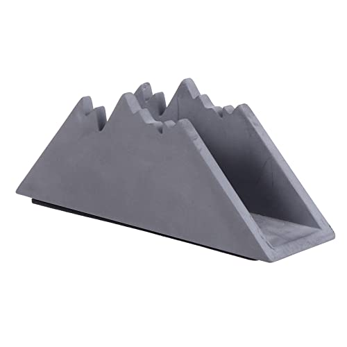 WATIIFUFU Elegantes Küchenzubehör 1 Stück Serviettenhalter in Hellem Beton Abgerundete Kanten Rutschfeste Unterseite Und Schnee von WATIIFUFU