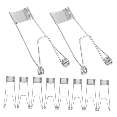 WATIIFUFU 10 Stück Teiliges Federclips für Einbaustrahler Robuste Metallhalterungen zur Deckenlampenbefestigung Verstellbare Federklemmen für LED Downlights und Spotlights Einfache Montage von WATIIFUFU
