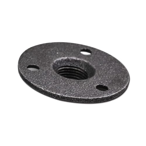WATIIFUFU 10 Stück Teiliges Gewindeflansch aus Formbarem Gusseisen Robuste Wandmontage flanschbasis mit Löchern Rostbeständig für Industrielle Möbel Aufbewahrung und Rohrbefestigungen WATIIFUFU 10 Stück Teiliges Gewindeflansch aus Formbarem Gusseisen Robuste Wandmontage flanschbasis mit Löchern Rostbeständig für Industrielle Möbel Aufbewahrung und Rohrbefestigungen von WATIIFUFU