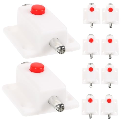 WATIIFUFU 10 Stück Teiliges Kunststoff federriegel mit Starkem Federmechanismus Langlebiger Türriegel für Schranktüren Einfache Montage Weiß Geeignet für Möbel Schranktüren WATIIFUFU 10 Stück Teiliges Kunststoff federriegel mit Starkem Federmechanismus Langlebiger Türriegel für Schranktüren Einfache Montage Weiß Geeignet für Möbel Schranktüren von WATIIFUFU